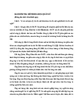 BÀI KIỂM TRA MÔN KHOA HỌC QUẢN LÝ - Chiến Lược Kinh Doanh và Quản Lý Doanh Thu