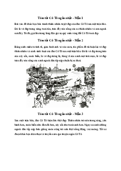 Tóm tắt Cô Tô hay, ngắn nhất | Ngữ văn 6 Kết nối tri thức