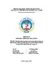 Tiểu luận LLNL1105(221): Quy luật quan hệ sản xuất và Cách mạng 4.0