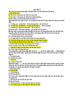 Trắc nghiệm ôn tập Chương 3 Internet và thương mại điện tử | Học viện Tài chính