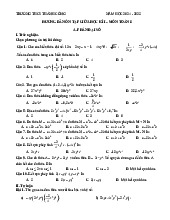 Ôn tập giữa học kì 1 Toán 8 năm 2024 – 2025 trường THCS Thành Công – Hà Nội