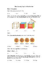 Đề thi học kỳ 1 môn Toán lớp 3 năm học 2024 - 2025 | Bộ sách Kết nối tri thức