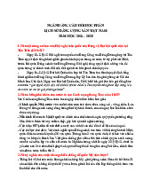 Đề Cương Môn Lịch sử Đảng Cộng Sản Việt Nam | Đại học Kinh Tế Quốc Dân