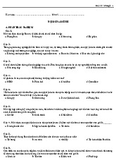 Đề thi kết thúc học phần | Môn Quản trị học - Trường Cao đẳng Kinh tế Công nghiệp Hà Nội