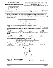 Đề giữa kỳ 1 Toán 12 năm 2024 – 2025 trường THPT Thị xã Quảng Trị