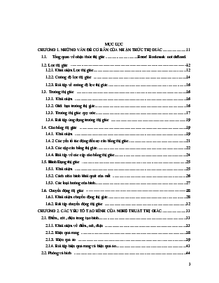 Giáo trình môn Nguyên lý thị giác | Đại học Mỹ thuật Công nghiệp