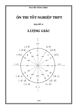 Chuyên đề lượng giác ôn thi THPT Quốc gia môn Toán – Nguyễn Hồng Điệp