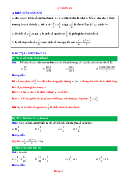 Phương pháp giải Bài 7: Hỗn số Toán 6 Chân trời sáng tạo