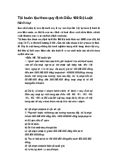 Tội buôn lậu theo quy định Điều 188 Bộ Luật hình sự