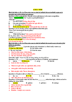 Đề thi tuyển sinh lớp 10 THPT năm học 2022-2023 môn Tiếng Anh (không chuyên) - Sở Giáo dục và Đào tạo Bắc Ninh có đáp án và giải thích chi tiết