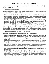 Câu trả lời tự luận ôn tập tư tưởng Hồ Chí Minh