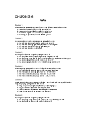 Câu hỏi trắc nghiệm Chương 6 - Kinh tế chính trị Mác - Lênin | Trường Đại học Mở Thành phố Hồ Chí Minh