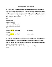 Bài tập chương 1 môn Kinh tế vi mô | Đại học Đồng Tháp