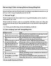 Put out là gì? Cách sử dụng Put out trong tiếng Anh