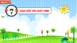 Giáo án điện tử Tin học 3 Bài 4 Kết nối tri thức: Làm việc với máy tính
