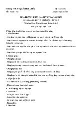 Hoạt động thực hành và trải nghiệm dùng vật liệu tái chế gấp hộp quà - môn học/ hoạt động giáo dục: Toán ; lớp 8