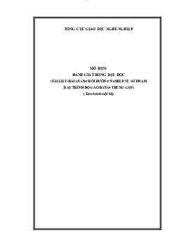 Đánh giá trong dạy học | Đại học Sư Phạm Hà Nội