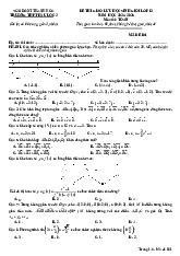 Đề giao lưu HSG Toán 12 năm 2024 – 2025 trường THPT Hậu Lộc 3 – Thanh Hóa