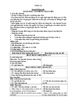 Giáo án buổi 2 Tiếng Việt 2 sách Cánh diều | Tuần 32