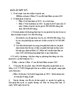 Bài thuyết trình: Bản án xét xử - Pháp luật đại cương  2024| Trường Đại học Giao thông Vận Tải