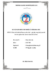 Tiểu luận Phân tích sự biến đổi cấu trúc xã hội Việt Nam | Môn Chủ nghĩa xã hội khoa học - Đại học Kinh Tế Quốc Dân