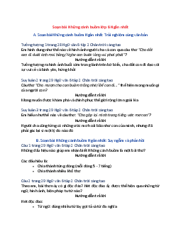 Soạn Văn 6 siêu ngắn - Chân trời sáng tạo bài Những cánh buồm