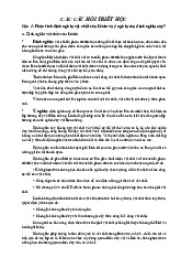 Các câu hỏi Môn Triết học Mác-Lênin | Đại học Sư Phạm Hà Nội