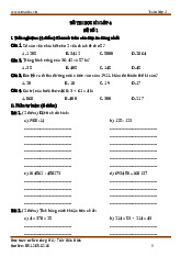 20 ĐỀ THI HỌC KÌ 1 TOÁN 4
