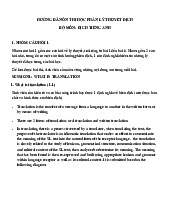 Hướng dẫn ôn thi học phần Lý thuyết dịch bộ môn Dịch Tiếng Anh