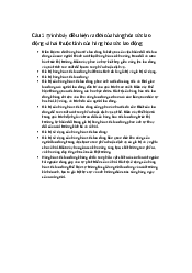 Tài liệu ôn tập Triết học Mác Lênin | Trường đại học Lao động - Xã hội