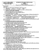 Đề thi tốt nghiệp 2025 Lịch sử THPT Tiên Du lần 1