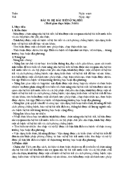 Giáo án Khoa học tự nhiên 8 Bài 35: Hệ bài tiết ở người | Kết nối tri thức