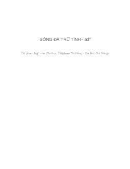 Tài liệu về Sông Đà trữ tình