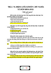 Trắc nghiệm giữa kì môn chủ nghĩa xã hội khoa học