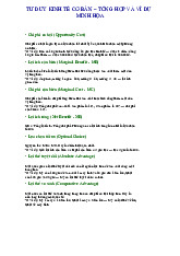 Tư duy kinh tế cơ bản: tổng hợp và ví dụ minh họa môn Kinh tế vi mô | Trường Đại học Kinh Tế Quốc Dân