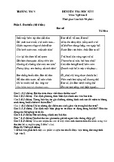Đề thi học kỳ 2 môn Ngữ Văn lớp 8 năm học 2024 - 2025 | Bộ sách Chân trời sáng tạo