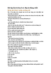 Bài tập Đại từ lớp 5 có đáp án đúng nhất