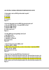 Ôn tập thi cuối kỳ 1 | Giáo dục thể chất | Đại học Kinh tế - Đại học Đà Nẵng