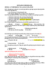 Ngân hàng câu hỏi trắc nghiệm ôn tập  môn Chủ nghĩa xã hội và khoa học | Học viện Nông nghiệp Việt Nam