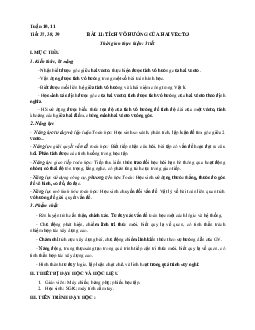 Giáo án Toán 10 Kết nối tri thức tuần 10