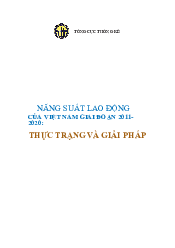 Năng suất lao động Việt Nam giai đoạn 2011-2020 - Thống kê doanh nghiệp | Đại học Lâm Nghiệp