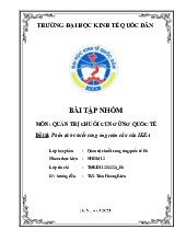 Phân tích chuỗi cung ứng toàn cầu của IKEA | Môn Quản trị chuỗi cung ứng quốc tế - Đại học Kinh Tế Quốc Dân