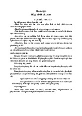 Lý thuyết môn Vật lý lý sinh Chương 4: Hóa sinh Glucid | Trường Đại học Y Dược Thành phố Hồ Chí Minh