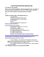 Tài liệu ôn tập tổng hợp môn Điện toán đám mây | Trường Đại học Bách Khoa Hà Nội