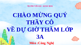 Giáo án điện tử Công nghệ 3 Bài 6 Kết nối tri thức: An toàn với môi trường công nghệ trong gia đình