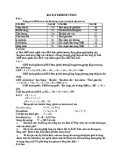 Bài tập trên lớp đã sửa - Môn Kinh tế vĩ mô - Đại Học Kinh Tế - Đại học Đà Nẵng