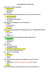 Bộ câu hỏi trắc nghiệm có đáp án ôn tập môn Hành vi khách hàng | Trường Đại học Kỹ thuật - Công nghệ Cần Thơ