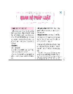 Bài giảng Chương 5: Quan hệ pháp luật