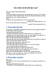 Ôn tập Ngữ văn lớp 9 - Các thành phần biệt lập là gì?