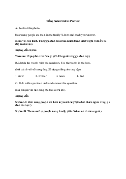 Tiếng Anh 6 Unit 4: Preview | Explorer English